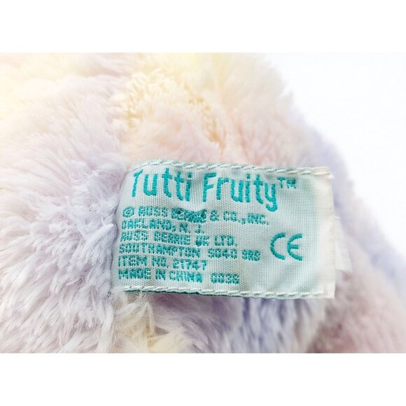 Russ Baby Tutti Fruity Puppy Dog Plush Rattle Stuffed Animal 11" - Picture 4 of 4